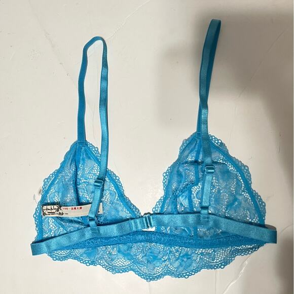 Free People Bright Eyes Bralette Tropical Blue - Picture 3 of 6